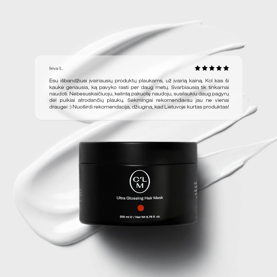 Nourishing hair mask with macadamia oil Ultra Glossing