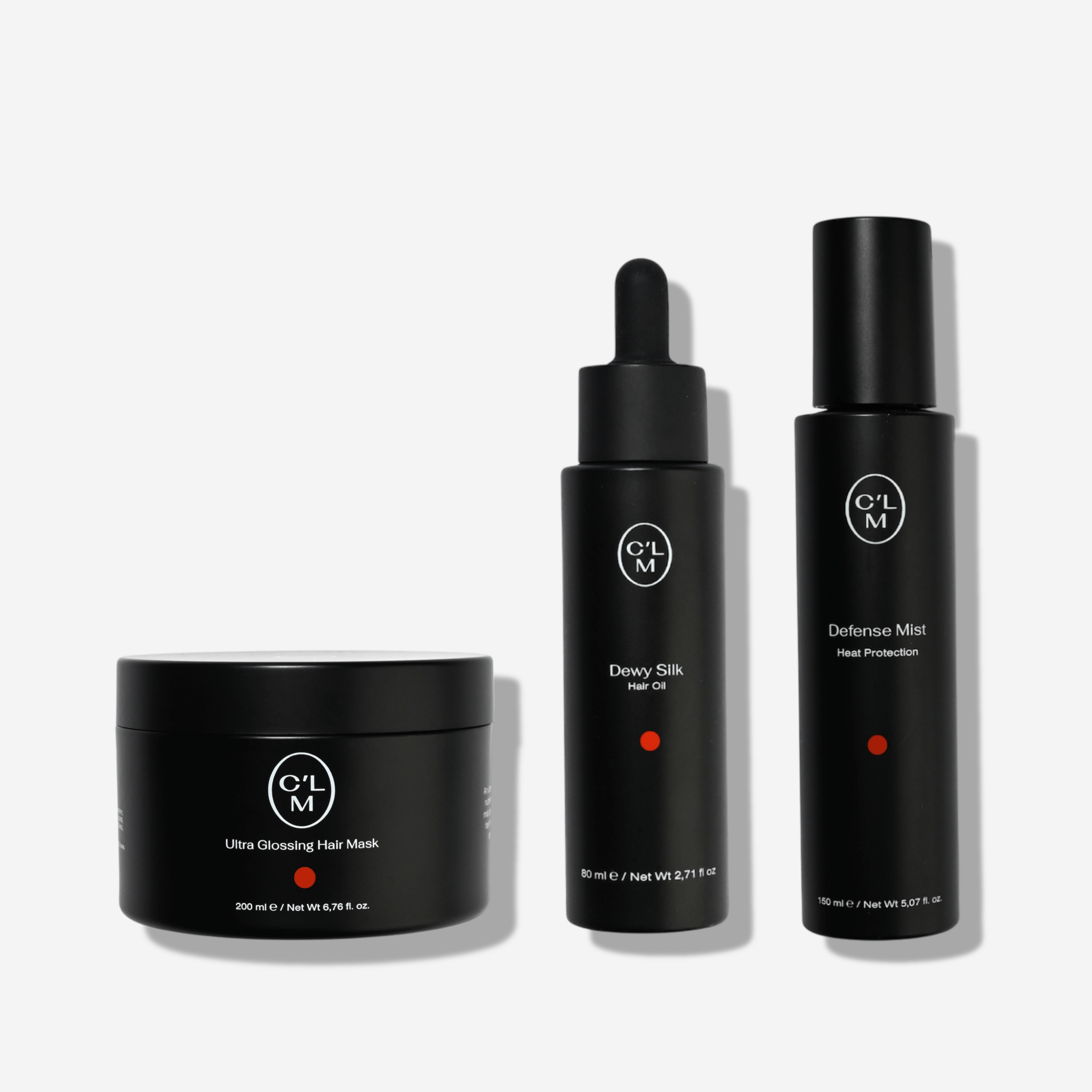 Plaukus maitinantis ir apsaugantis nuo karščio rinkinys