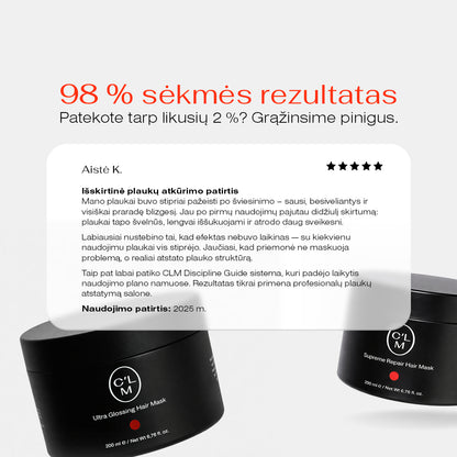 Restorative hair mask Supreme Repair with hydrolyzed keratin and avocado oil