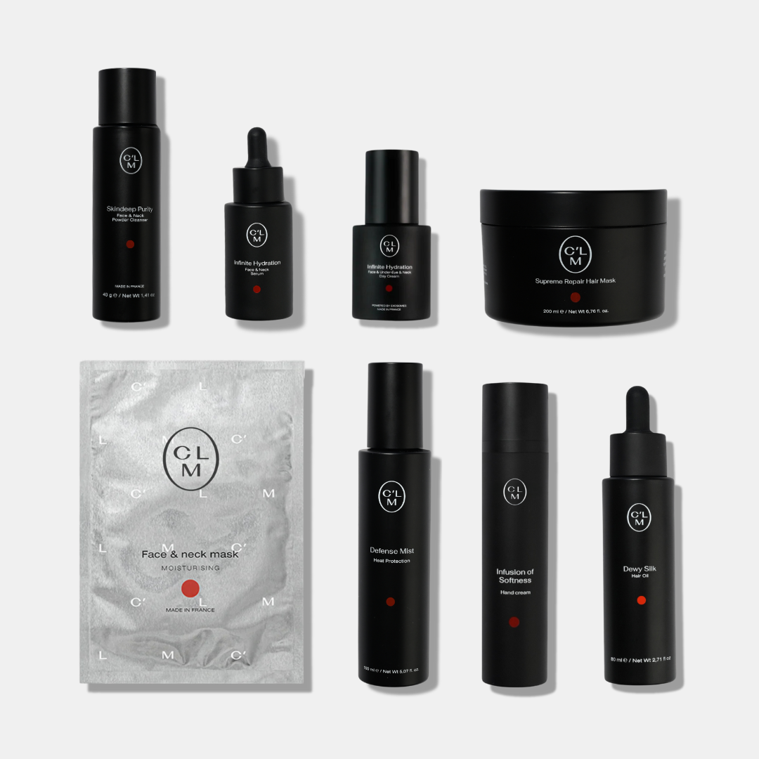 CLM Total Care Package for Stronger Hair, Hydrated Face, and Gentle Hand Care