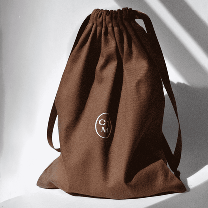 Mocha fabric gift bag (midi) 17X23